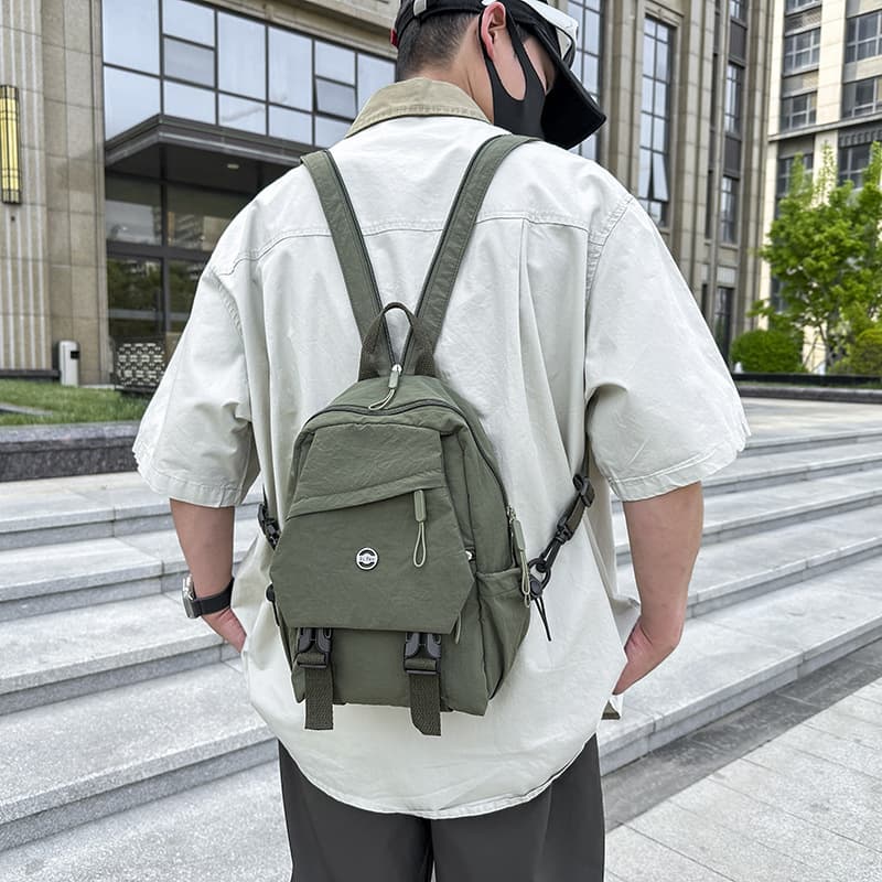 Multifunctional 2-in-1 Backpack, Shoulder Bag and Crossbody, Lightweight Cycling Chest Bag, Commuter Travel Waterproof Small Backpack, Hiking Backpack