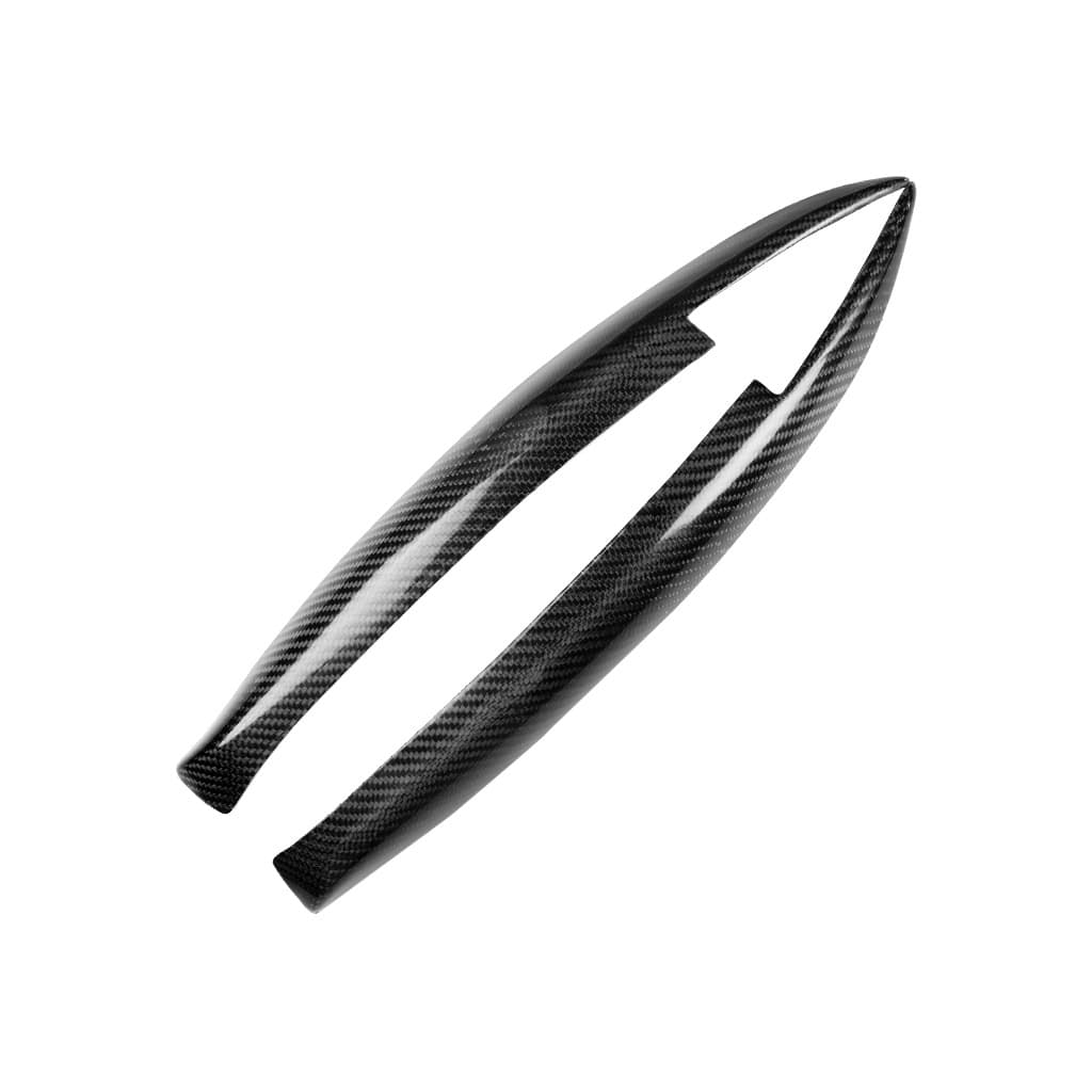 Carbon Fiber Headlight Eyebrow Front Eyelid Trim for BMW E81 E82 E87 E88 Exterior Styling Accessories