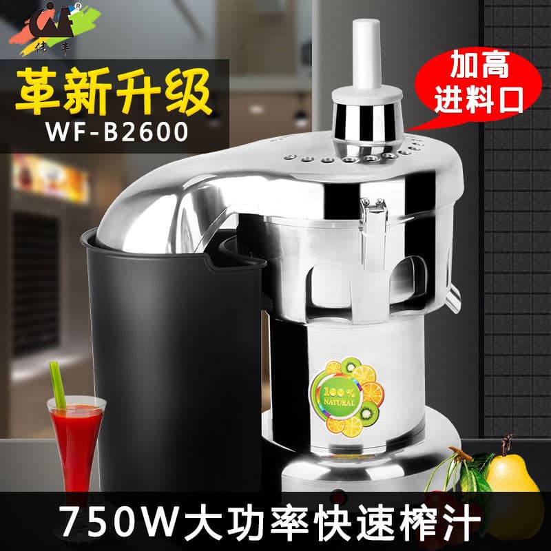 Cross-Border Juicer Stainless Steel Juicer Fruit and Vegetable Juicer Pulp Separation Cold Drink Milk Tea Juicer