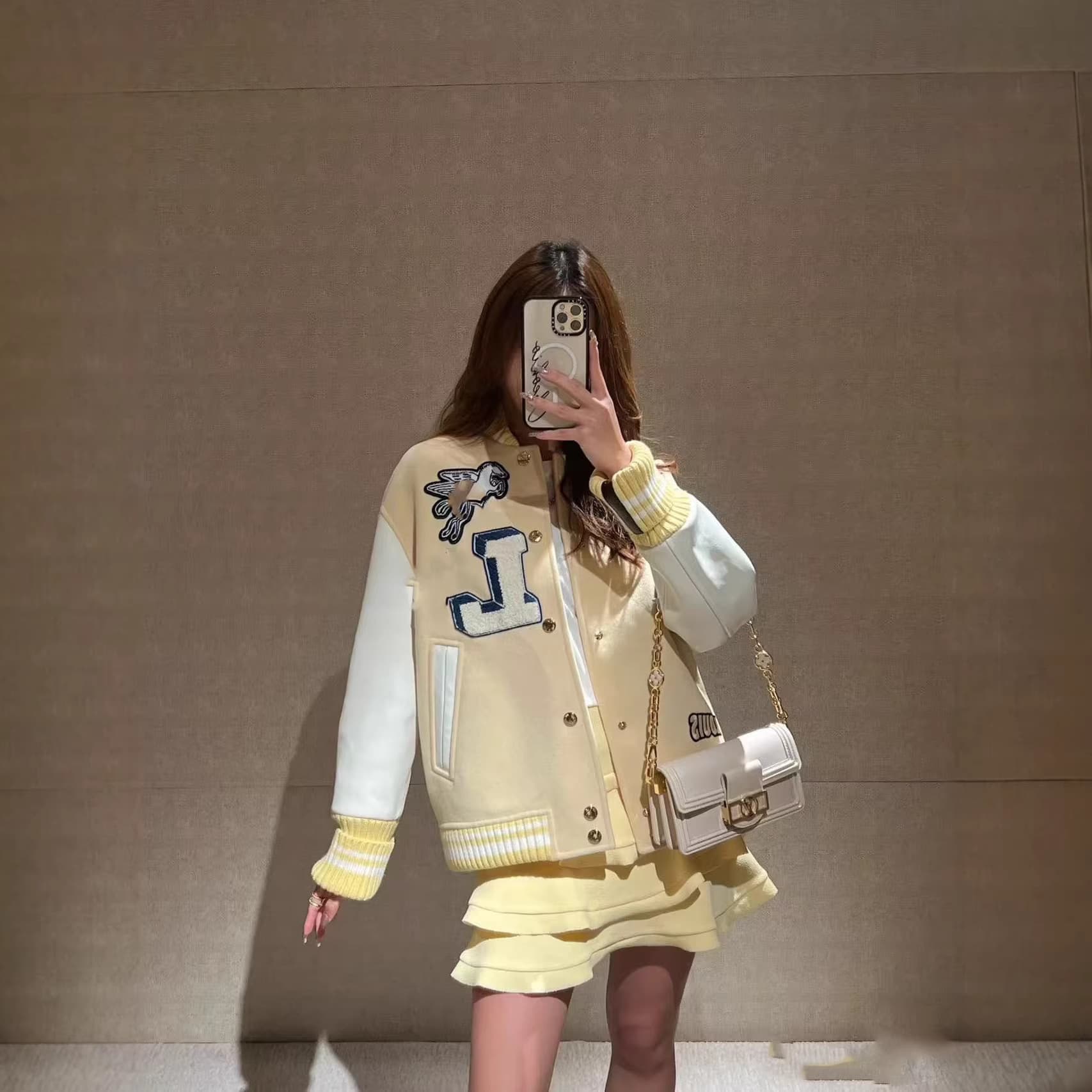European Station Mahu Jacket 2025 Autumn/Winter New Embroidery Wool L Baseball Jacket Unisex Full Series