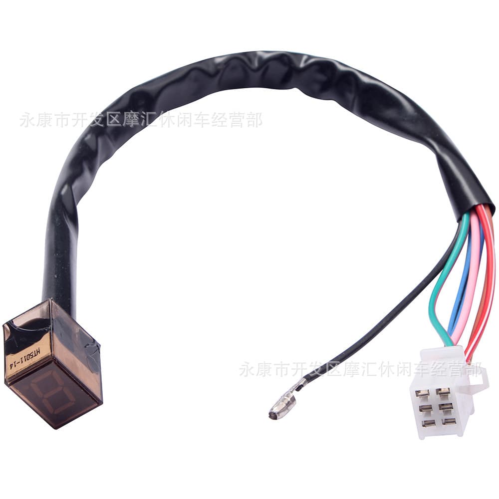 Motorcycle ATV Quad Beach Buggy Scooter Accessories LED Digital Gear Indicator Display Shift Lever Sensor