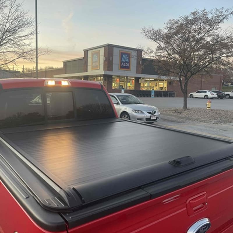 Cross-border Compatible Silverado Ram 1500 F-150 F150 GMC Pickup Truck Bed Cover Roll-Up Tonneau Cover