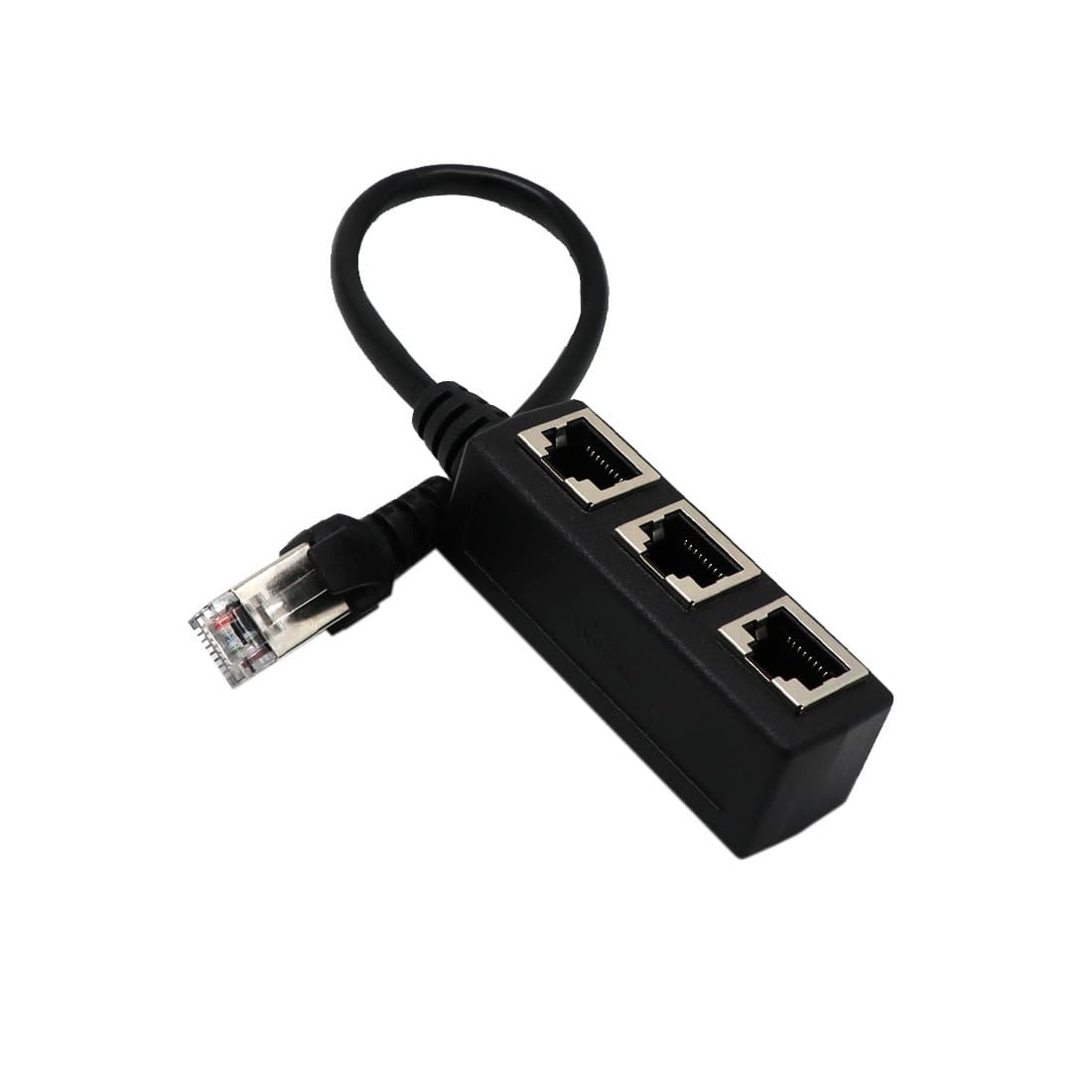 RJ45 Network 1-to-3 Extension Cable Fast Ethernet Cable Adapter Network Cable Splitter 1 Male to 3 Female