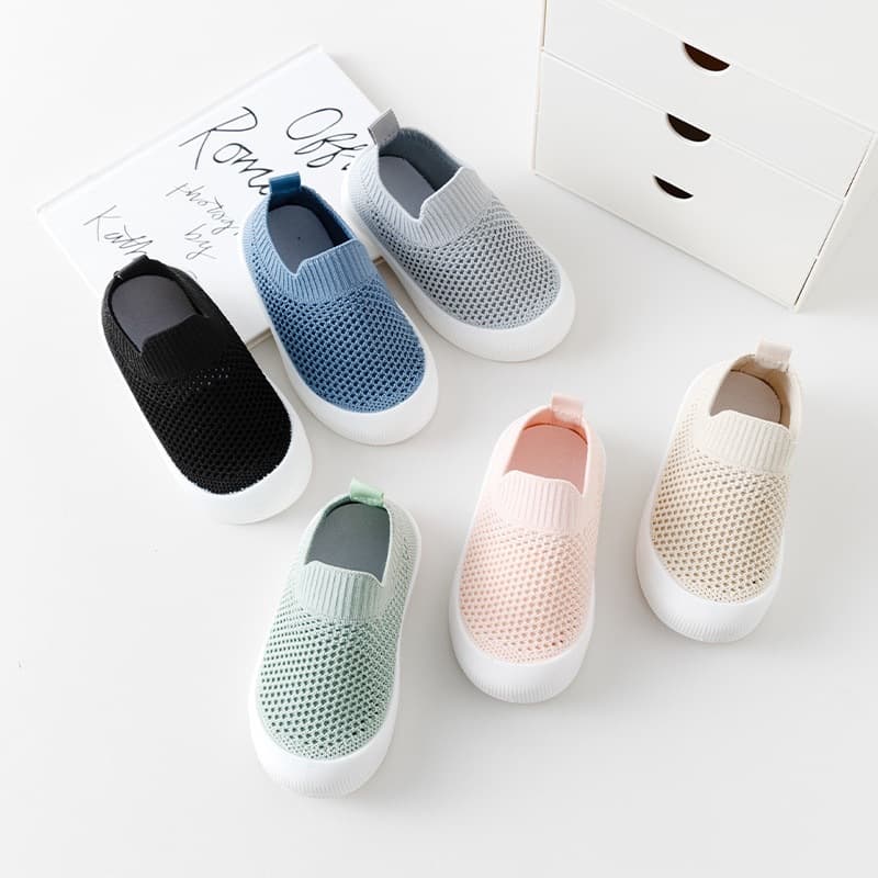 2026 New Baby Shoes Summer Infant Walking Shoes Soft Sole Non-slip Toddler Home Shoes Casual Slip-on