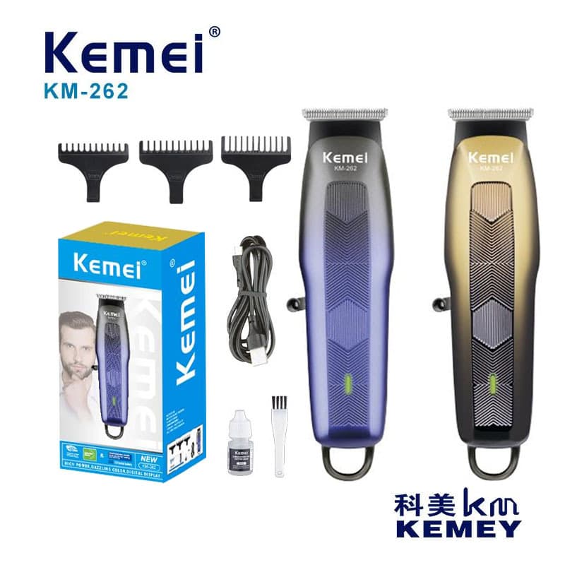 Kemei electric hair clipper KM-262 household electric hair clipper small oil head clipper shaving rechargeable hair clipper wholesale