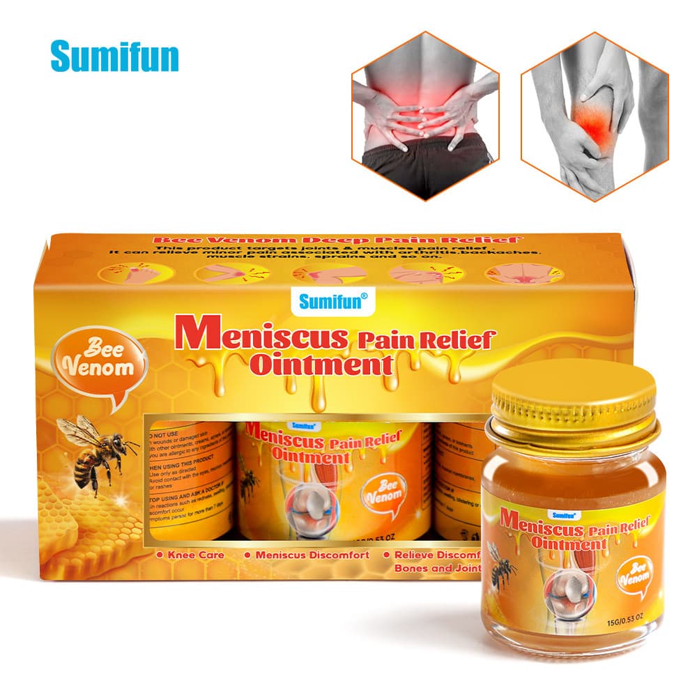 Sumifun Cross-border Bee Venom Health Cream Three-Jar Pack for Muscle and Joint Discomfort Care Wholesale V30002