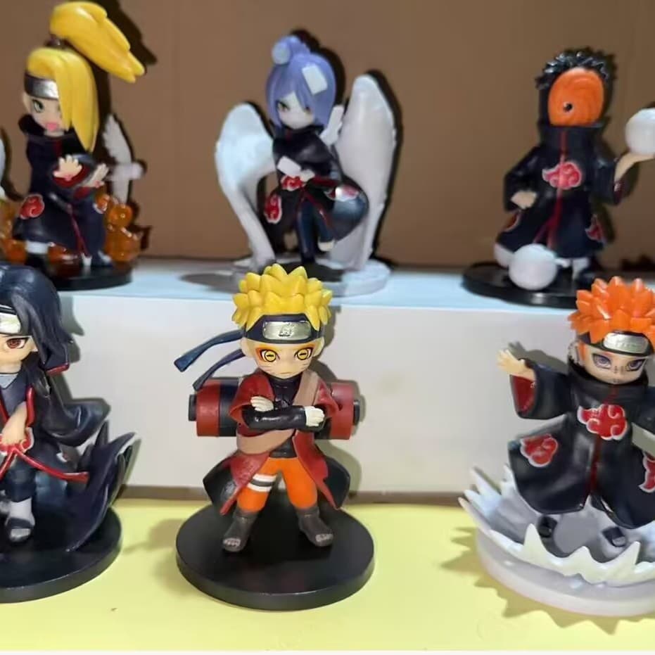 Ninja vs. Akatsuki Organization Series Figures Blind Box Naruto Akatsuki Organization Blind Box Ornament Figures