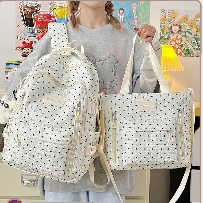 Cute Girl's Small Backpack for Outdoor Use, Double-Shoulder Mini Backpack, 2025 Summer New Style, Children's School Bag for Tutoring Classes