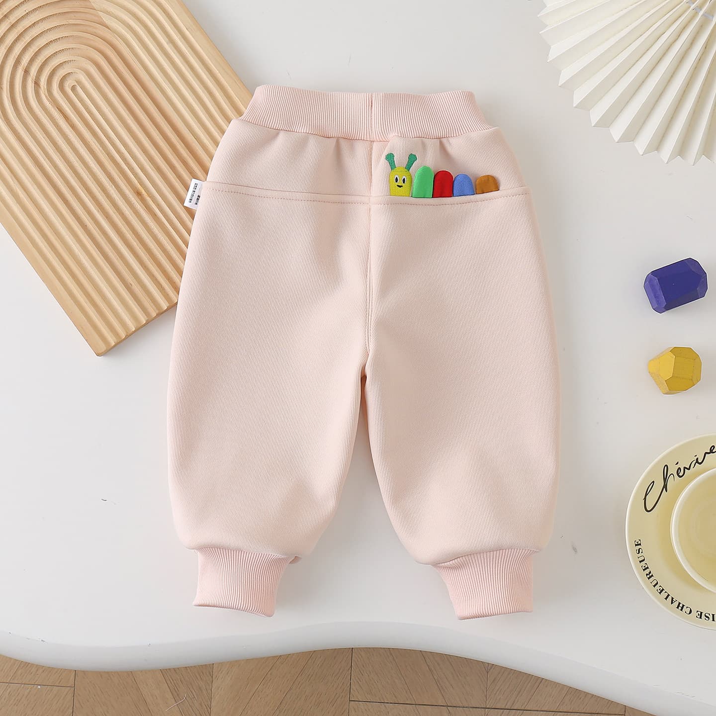 Baby Winter Fleece-Lined Pants Autumn Winter Outerwear Casual Sweatpants Infant Jogger Pants Versatile Long Pants Versatile Sweatpants