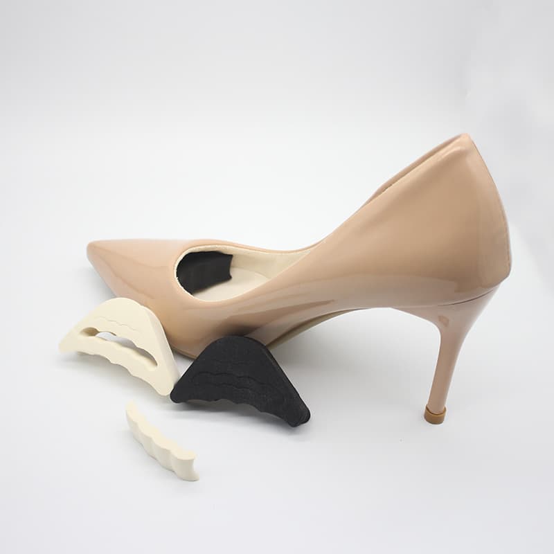 Cross-border hot-selling sponge toe inserts embedded removable adjustable ripple soft fit size reducer half-size pads
