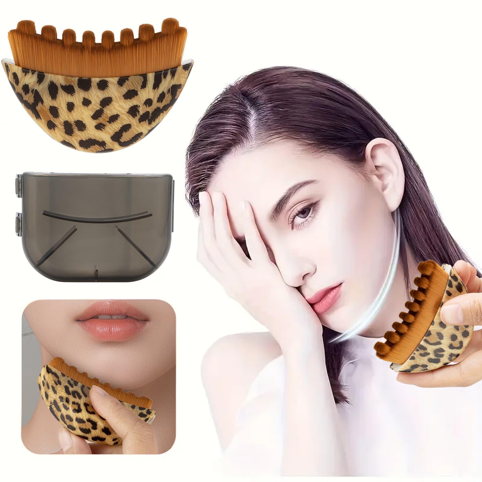 Cross-Border Exclusive Makeup Brushes, Popular Facial Brushes on Overseas Platforms, Lymphatic Body Brushes, Large Care Brushes, Cleaning Brushes