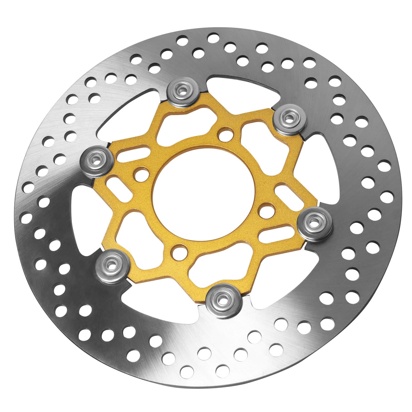 Factory direct motorcycle brake disc floating disc, suitable for 220mm diameter modified universal brake disc pattern