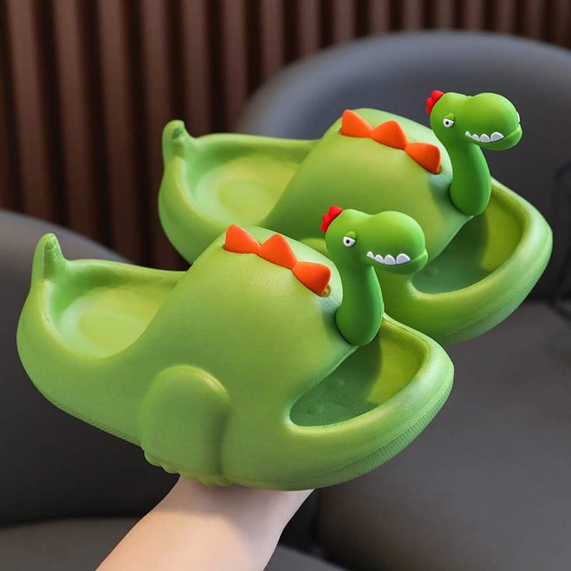 26 years new children's slippers EVA cartoon cute thick-soled little dinosaur baby children's anti-slip sandals slippers