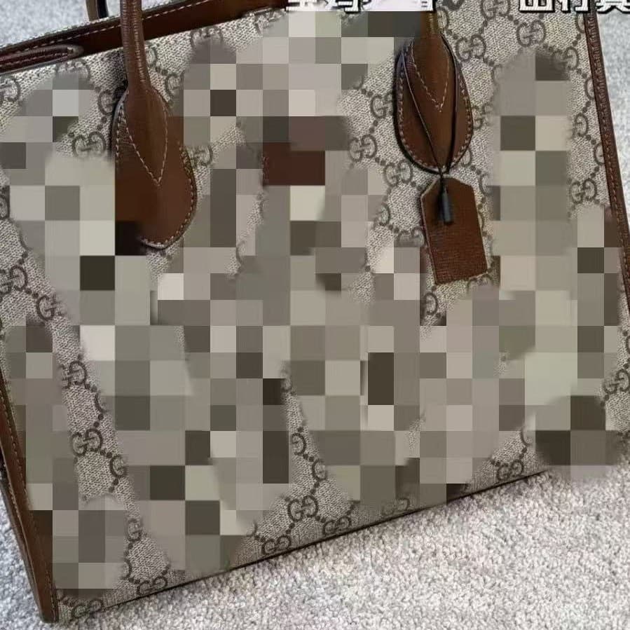 Cross-border applicable Gucci interlocking double G medium tote bag medium bag liner ultra-light satin drawstring lining for storage