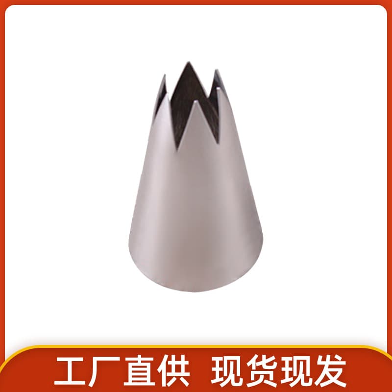Factory wholesale stainless steel Korean piping nozzle, rose one-step forming, baking supplies 1M cream piping nozzle