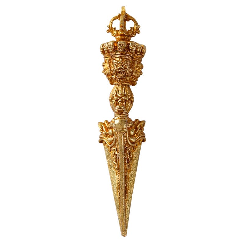 Jinghong brass Nepalese craft instrument Vajra demon pestle Puba pestle men and women portable personalized pendant