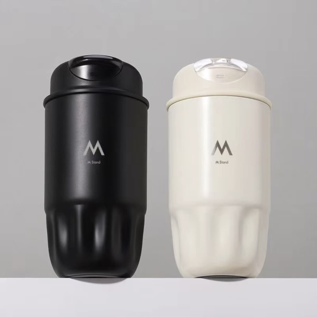MStand Coffee Cup Ins Stainless Steel Cup Trendy Direct Drinking Cup Fashionable Elegant Insulated Cup Travel Mug