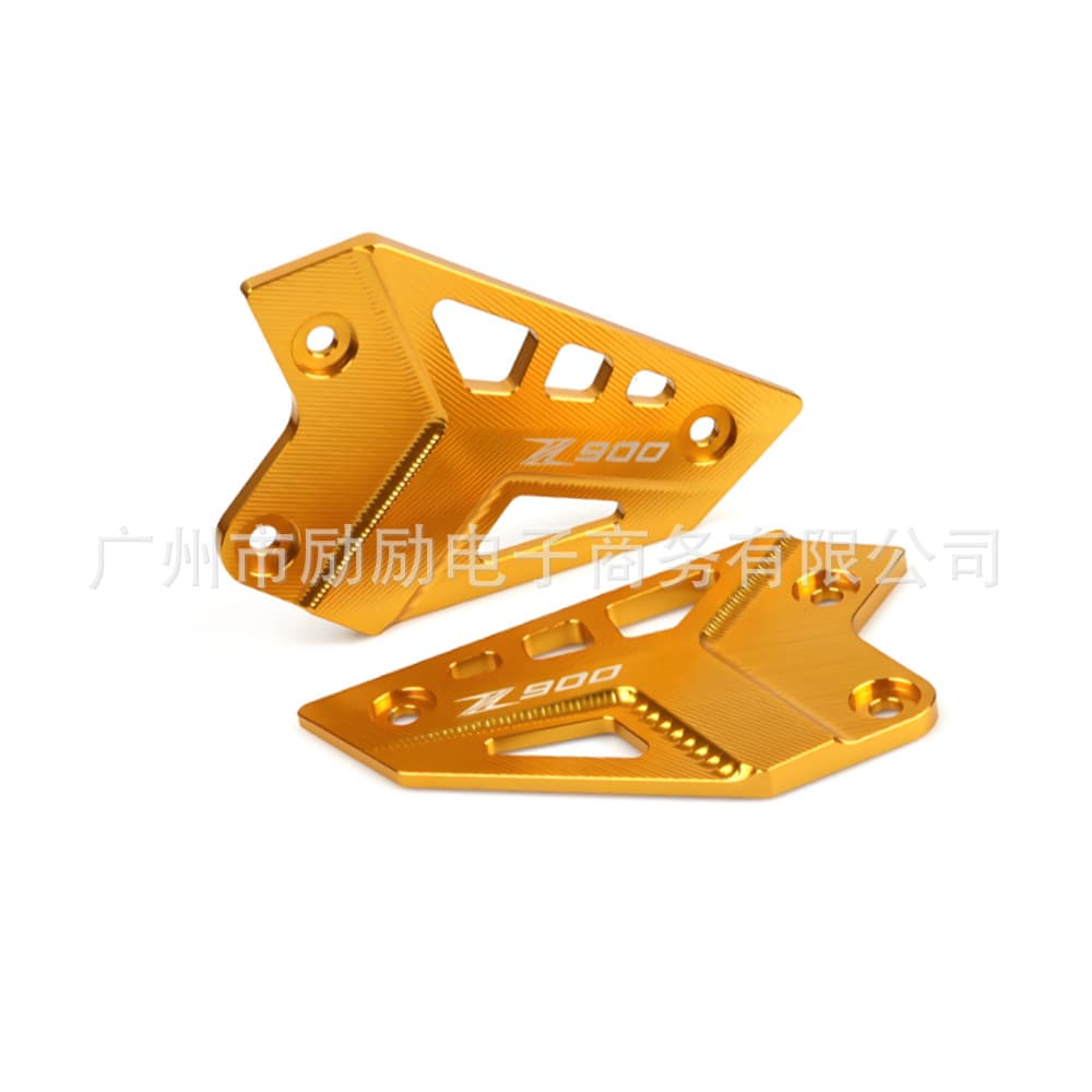 Fit for Kawasaki Z900 Modified Rear Footpeg Protector Plate Decorative Anti-Fall Block Front Guard