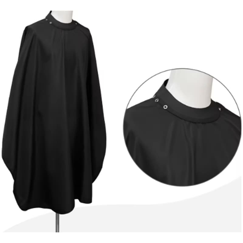 Haircut Cape Silicone Neck Cape Transparent Cape Phone Visible Cape Barber Cape Waterproof Non-Stick Hair Cape