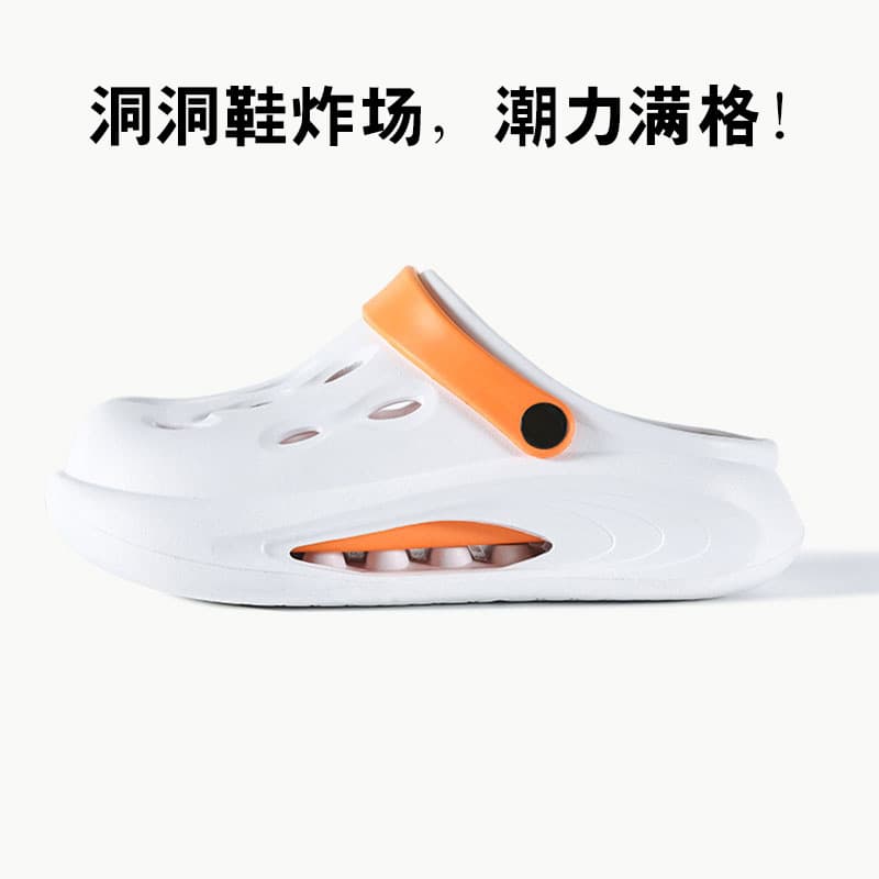 Croc shoes men's slippers fashionable outer wear women's non-slip high-end summer outdoor home bathroom indoor non-stinky feet men