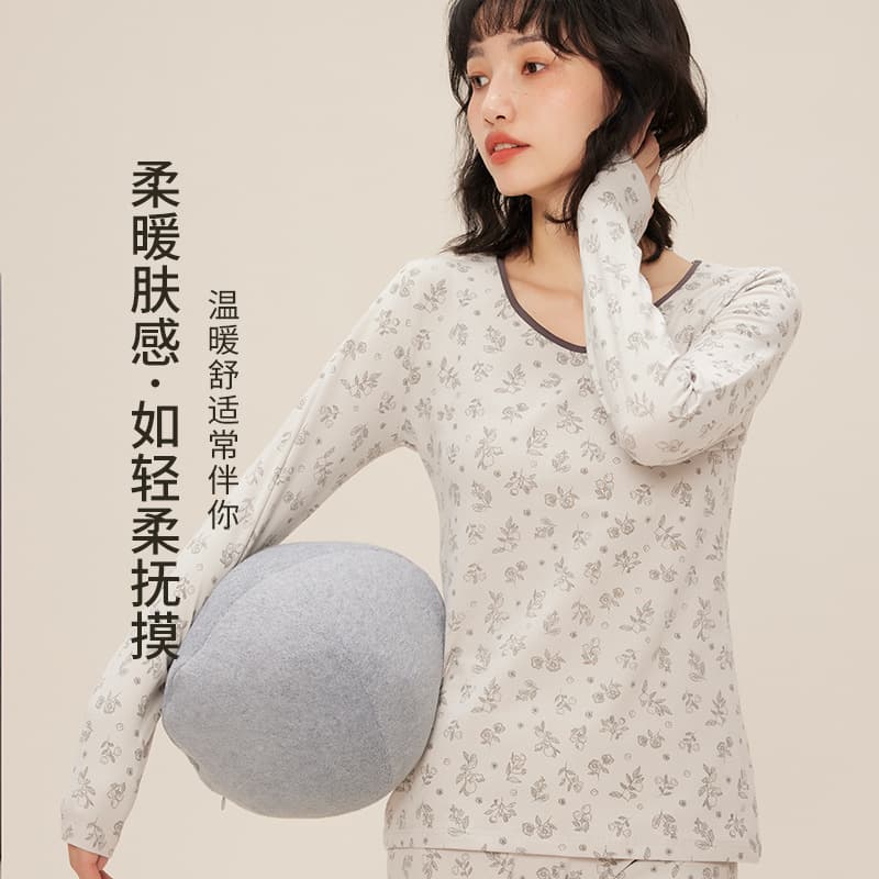Women's Cotton Thermal Underwear Set, Long Johns for Girls, Teens, Students, New Warm Underwear