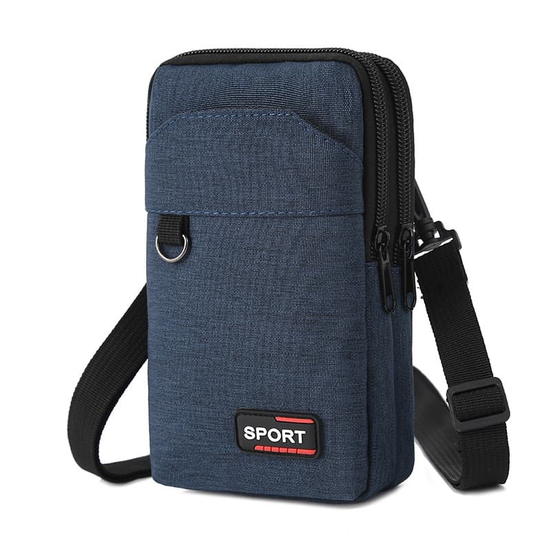Returning Customer Exclusive Men's Canvas Bag Coin Purse Large Capacity Money Bag Men's Crossbody Bag Portable Phone Pouch Waist Bag