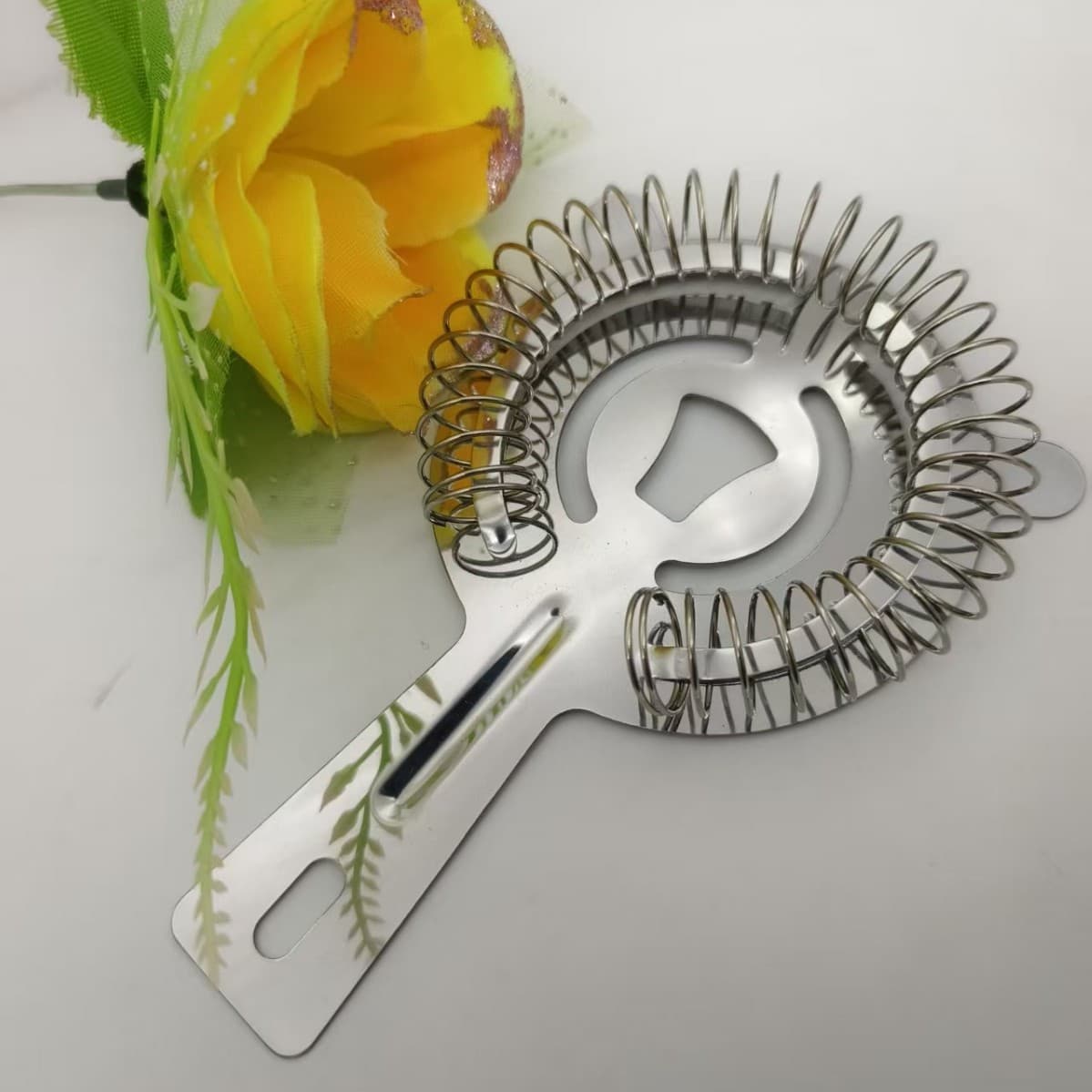 Manufacturer wholesale stainless steel ice strainer, bar ice separator, bartending tools, cocktail ice stopper