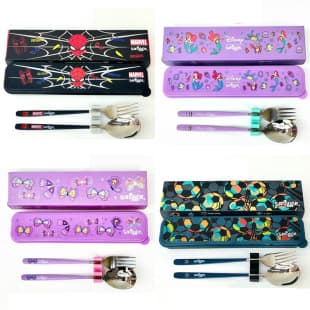 Australian Smiggle Cutlery Set for Students, Cartoon Fork, Boxed Lunch Spoon, Western Dining Tool
