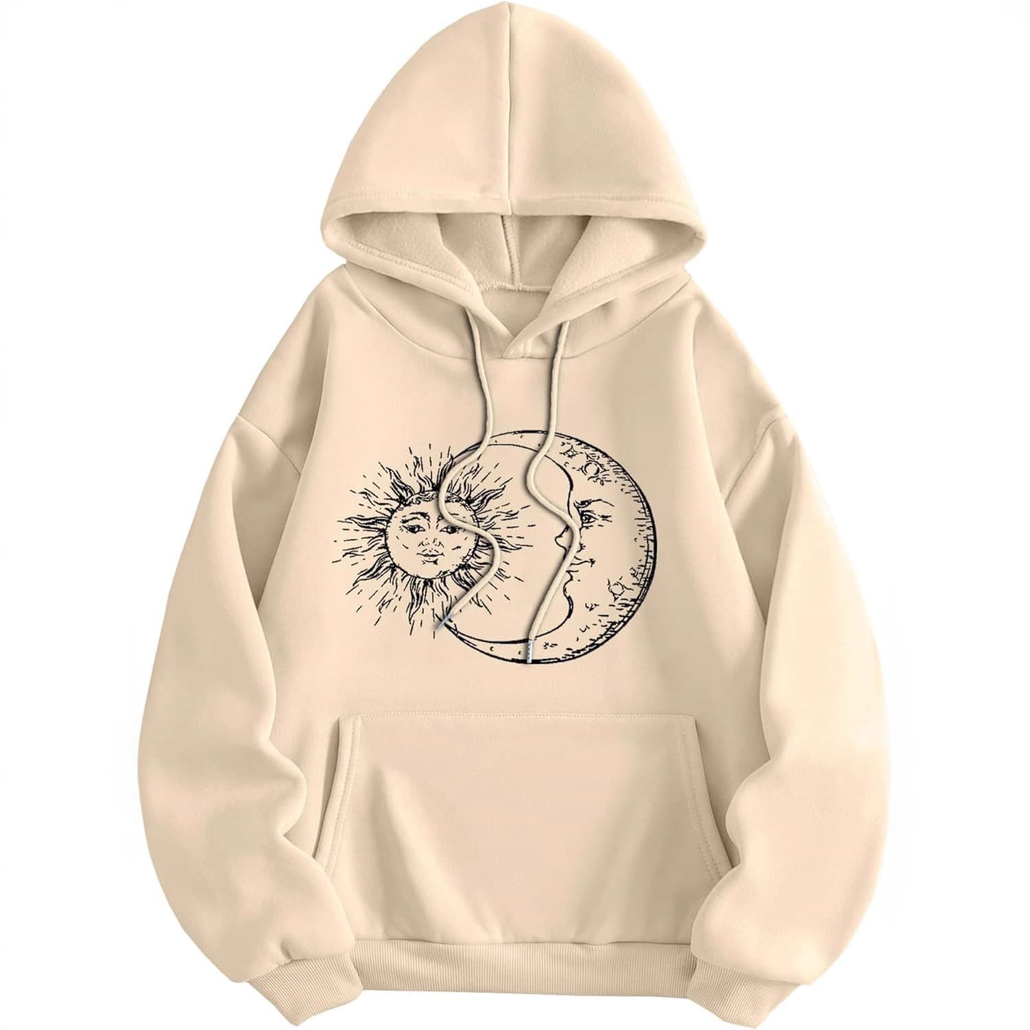Remidoo Women's Graphic Hoodies Fleece Oversized Sweatsh
