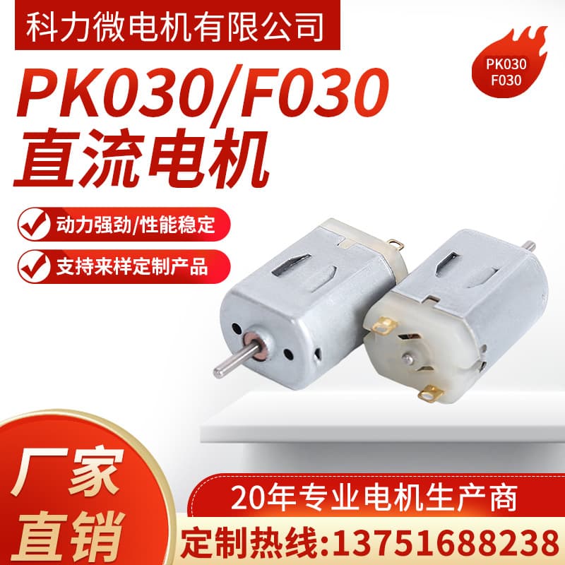 030 Micro Motor, Electric Toothbrush Razor DC Motor, Toy Motor Small Size High Torque