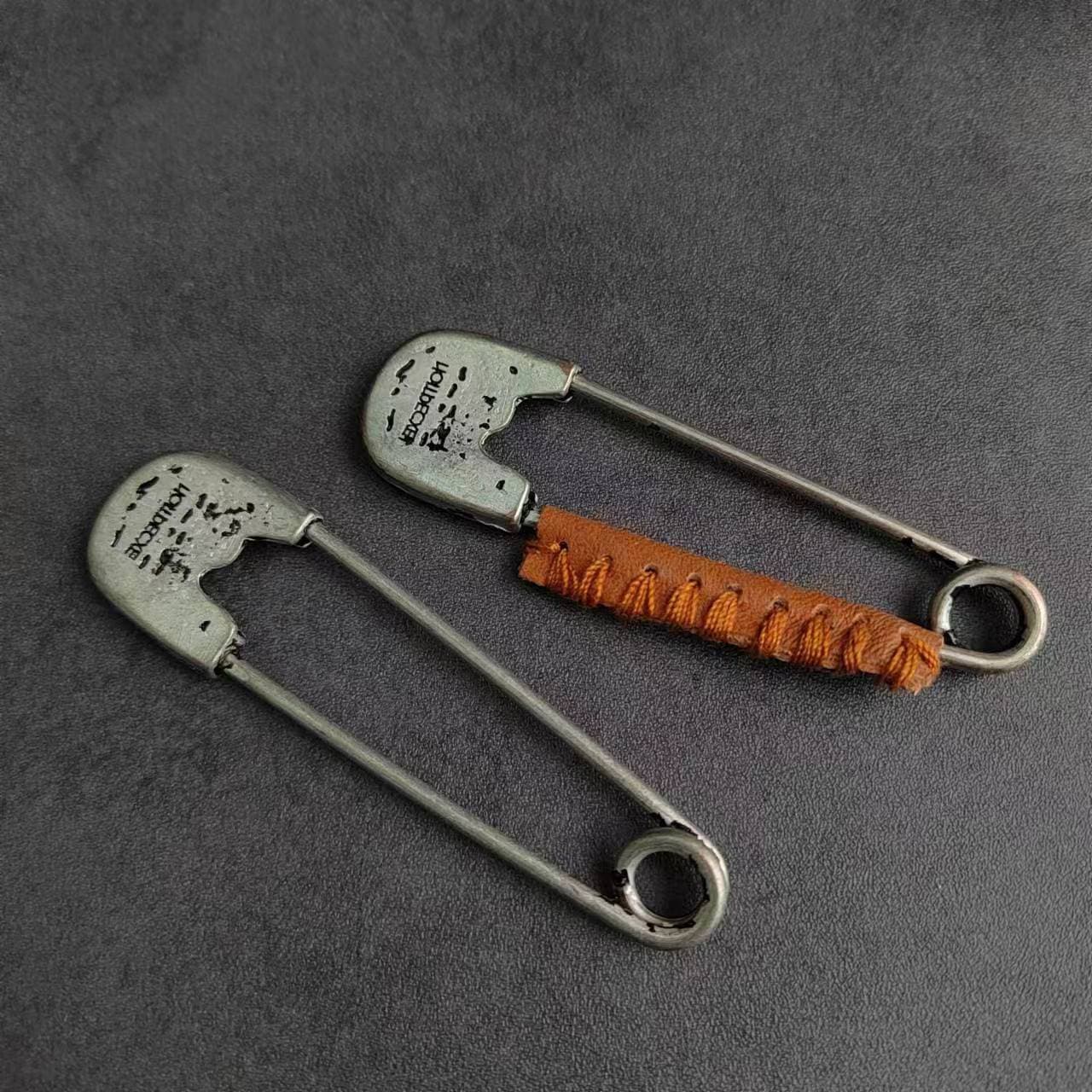 Vintage-inspired zinc alloy with tin plating large brooches for sweaters and shawls, recommended by brand designers as accessory pieces.