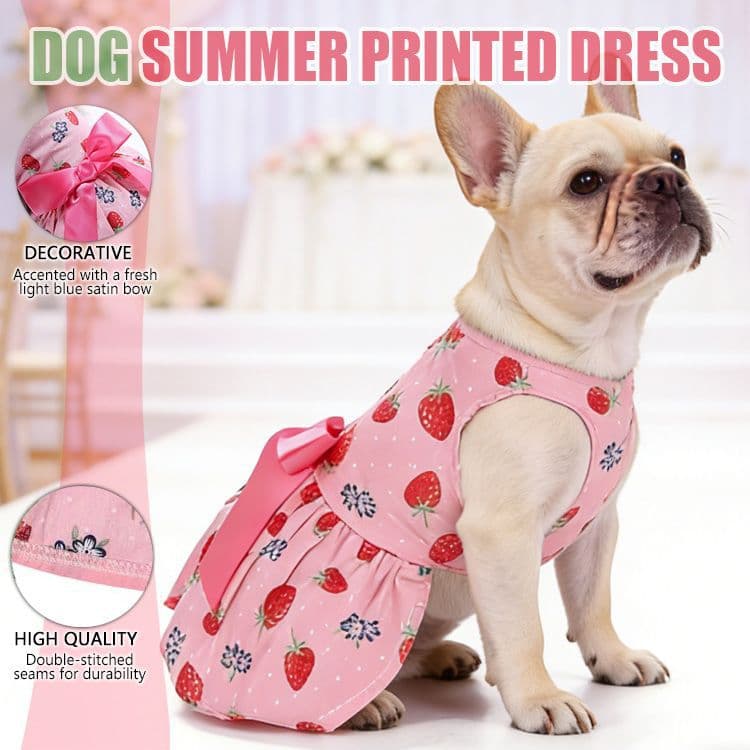 Custom Stock Cross-Border Pet Supplies Dog Clothing Summer Thin Dress for Small and Medium Dogs Princess Style