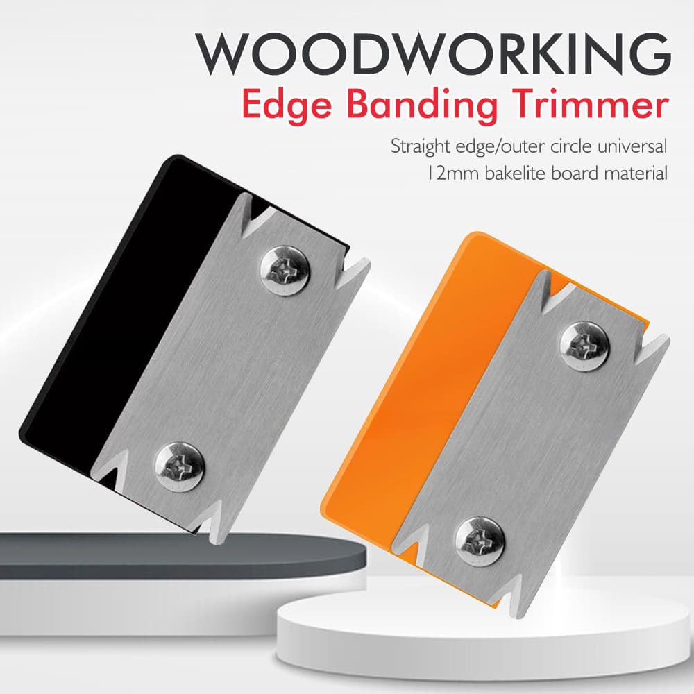 Woodworking Edge Trimmer Right Angle Plane, Edge Banding Scraper Chamfering and Rounding Scraper, Woodworking Hand Tool