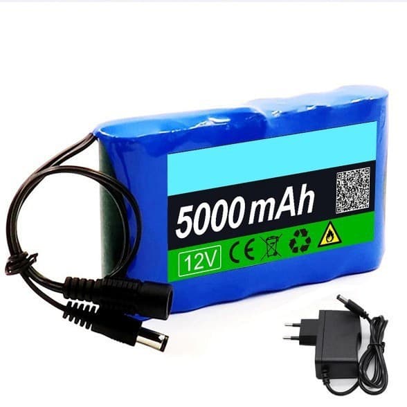 18650 Lithium Battery 3S2P 12V 50000mAh Rechargeable Battery Pack with BMS + Charger