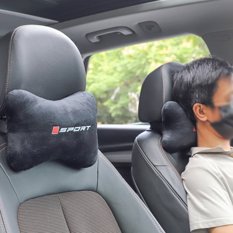 Car Headrest Neck Pillow, Universal Car Cushion for All Seasons, Car Accessories SPORT