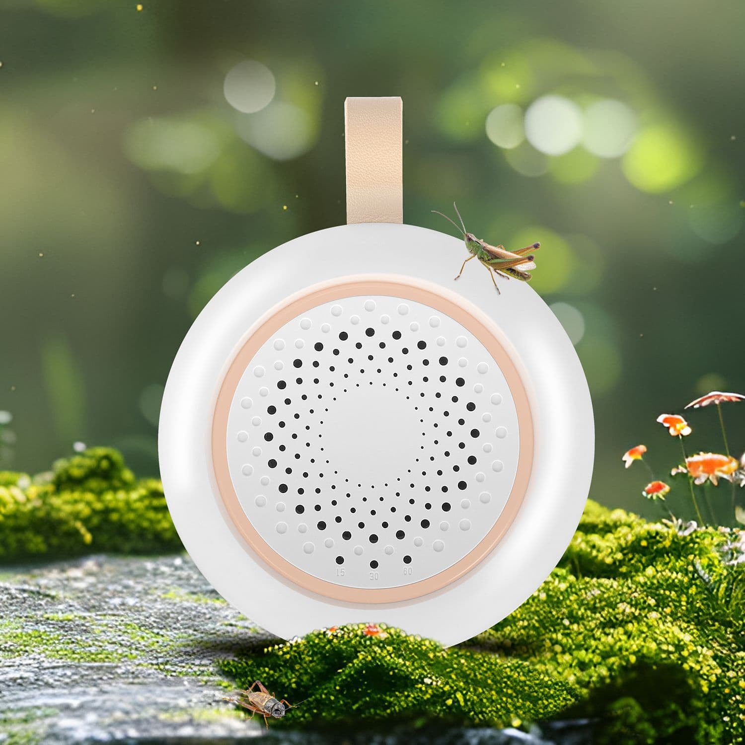 White Noise Sleep Assistant with Auto Cry Detection, Baby Soothing Music and Night Light Function