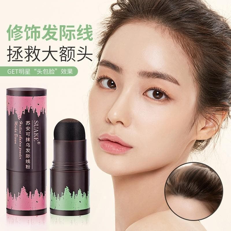 Best-selling SUAKE Suanke Hairline Powder Natural Fill Concealer Powder for Bald Spots Hairline Touch Up Portable