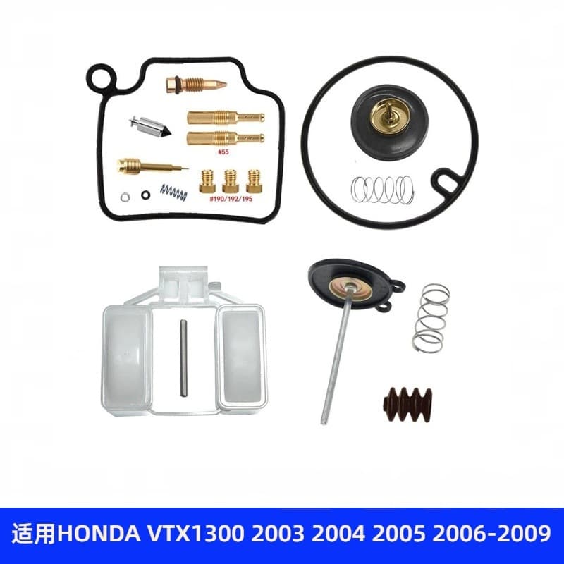 Carburetor Rebuild Kit Compatible with HONDA VTX1300 2003 2004 2005 2006-2009