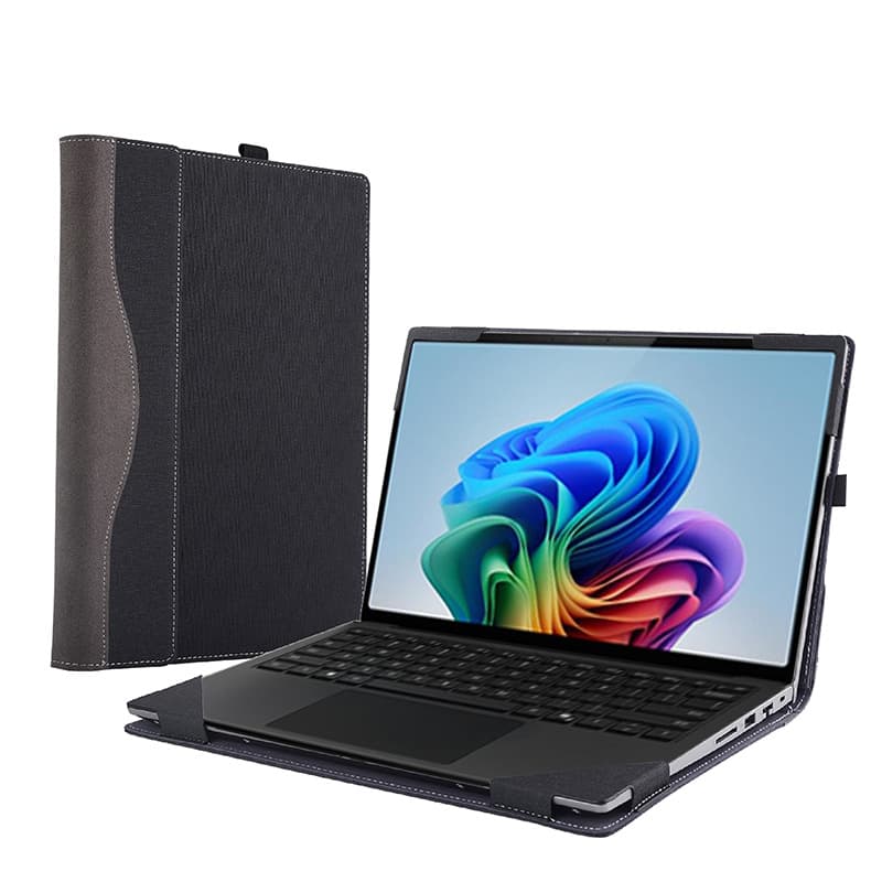 Compatible with Microsoft Surface Laptop 7th Gen 13.8-inch Protective Case Laptop Leather Sleeve Full Coverage