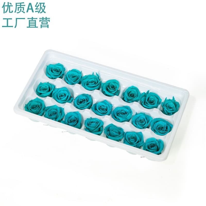 Eternal Fresh Roses 2-3cm A-Class Boxed Floral Materials for Festive Gifts Real Flower Preservation Eternal Rose Box