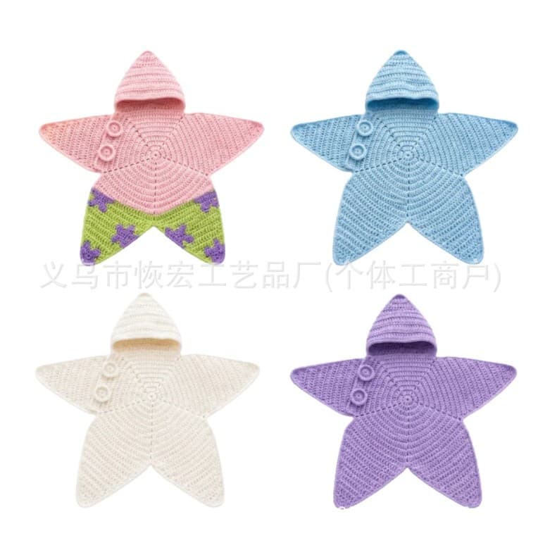 Cross-border new Seal Star Comfort Sleeping Bag starfish baby star set