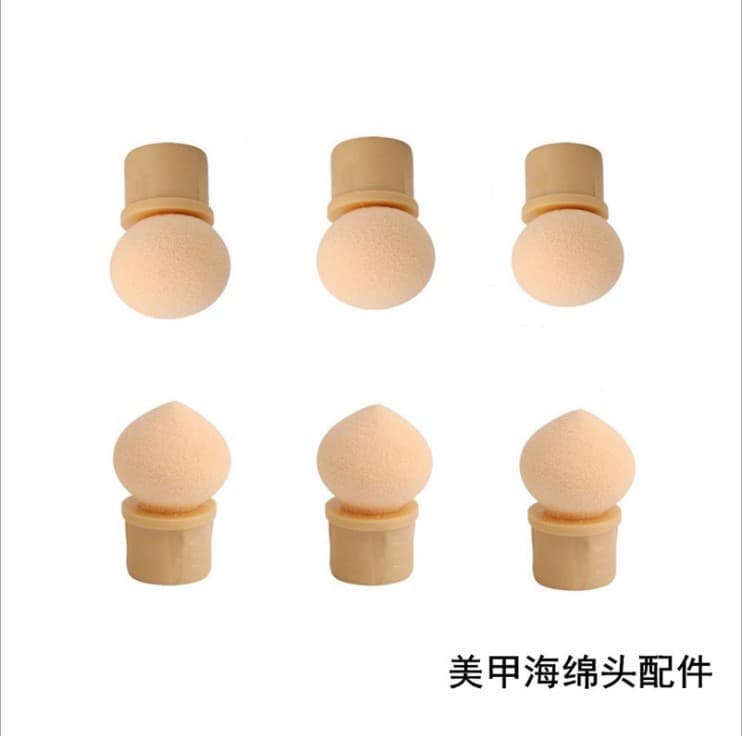 Nail Art Gradient Sponge Brush Sponge Heads 5-Pack, 10-Pack Sponge Brush Replacement Heads Nail Tools