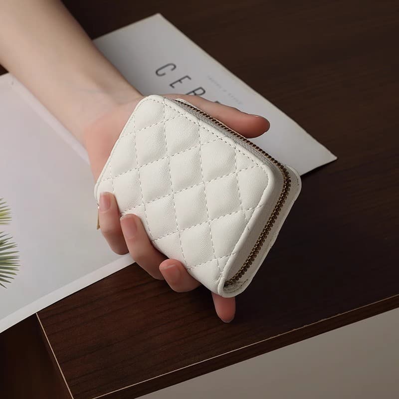 Card Holder for Women, Anti-Magnetic, Multi-Slot, Simple and Fresh, Large Capacity, Soft Leather, Compact and Cute, Mini Coin Purse