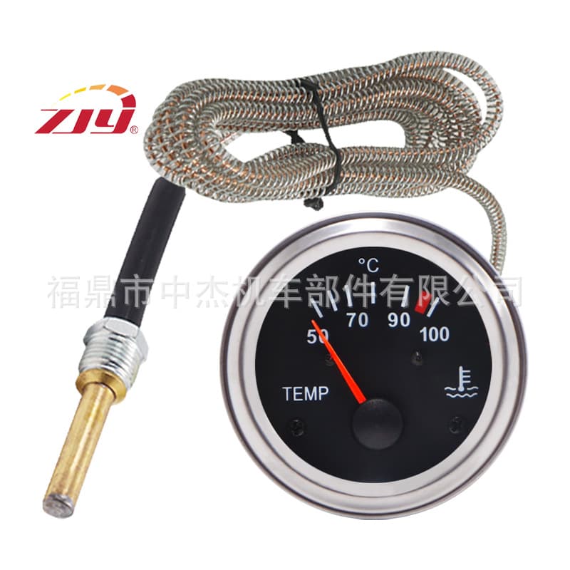 ZJY Zhongjie Gauge Water Temperature Gauge Universal 50-100°C Iron Wire