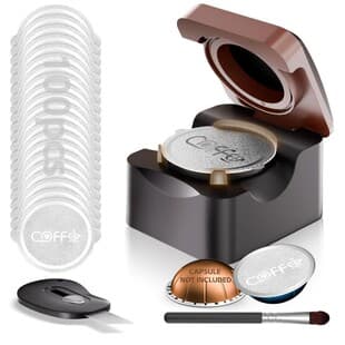 Reusable Capsule Refill Kit for Nespresso, Vertuo Reusable Capsule Holder