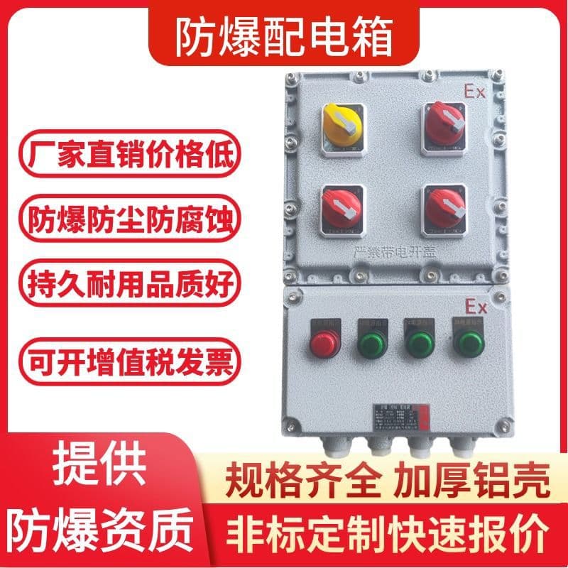 Explosion-proof distribution box power supply maintenance control box lighting power distribution cabinet switch box socket box support