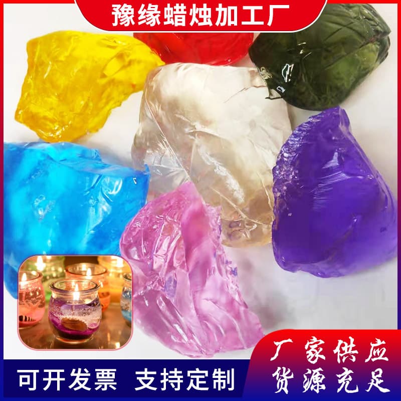 Transparent Jelly Wax for DIY Handmade Candles, Crystal Candle Raw Material, Jelly Wax DIY 1kg