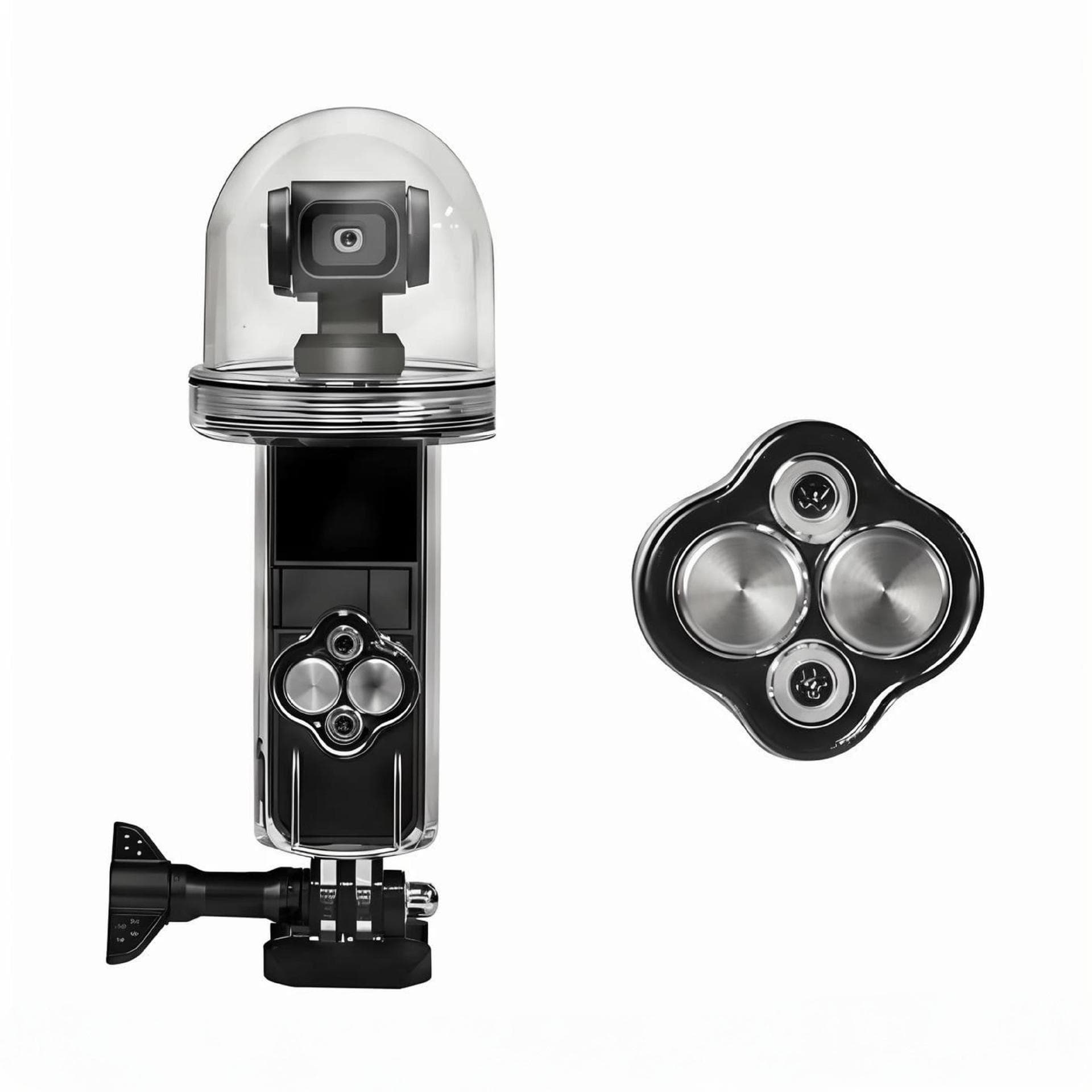 Aixiaou Diving Housing for DJI Osmo Pocket 1 Waterproof Case, Protective Diving Shell for Pocket 1