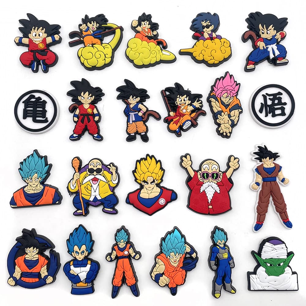 New Dragon Ball combination clogs, shoe decorations, Amazon AliExpress hot-selling garden shoes, decorative buckle accessories