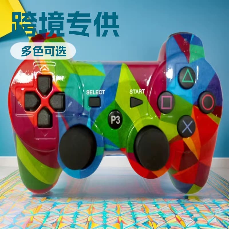 Factory Direct Supply Cross-Border Neutral PS3 Game Controller P3 Wireless Bluetooth Dual Vibration for PS3 PC Gaming